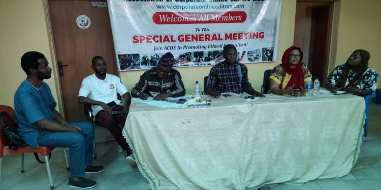 Online Editors, ACOE Extends Leadership Tenure, Sets Date for Investiture Events