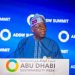 PRESIDENT TINUBU SAYS GLOBAL COLLABORATION IS KEY TO SUSTAINABLE DEVELOPMENT