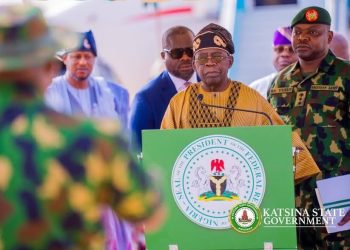 PRESIDENT TINUBU CHARGES MILITARY TO END INSECURITY, SAYS NIGERIA WILL NOT SURRENDER TO TERRORISTS